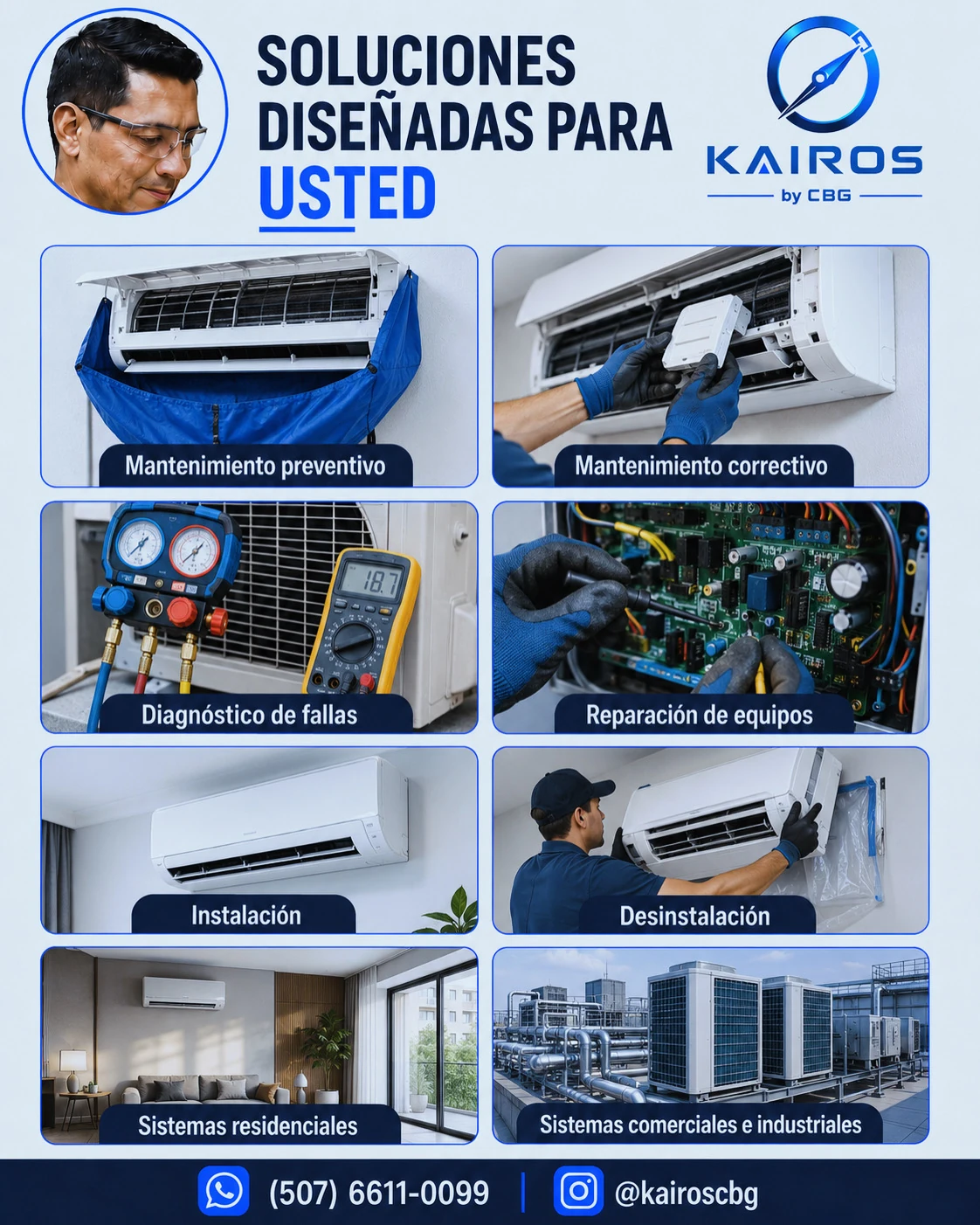 Pieza original KAIROS: Servicios de aire acondicionado